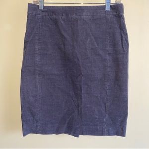 J. Crew Corduroy Pencil Skirt - 6